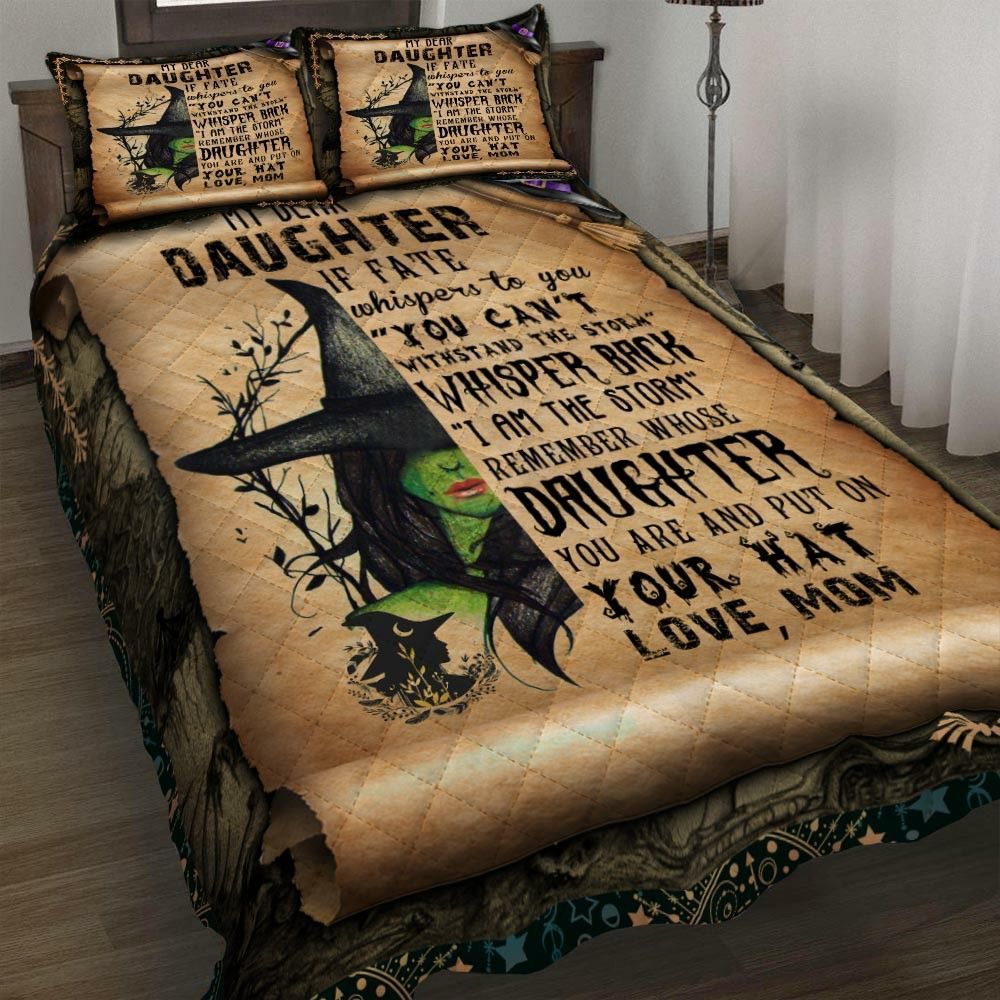 To Daughter Witch Girl Bedding Set