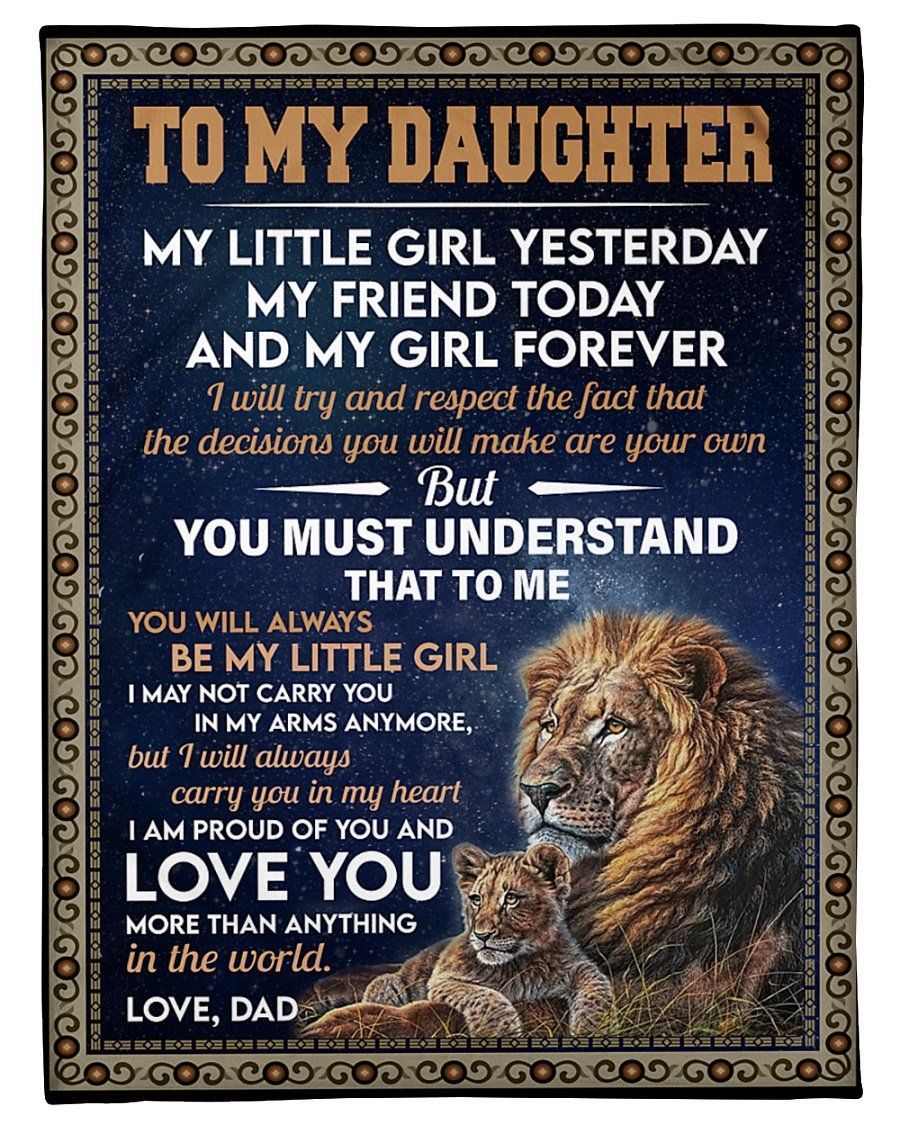 To Daughter You Must Understand That To Me Fleece Blanket
