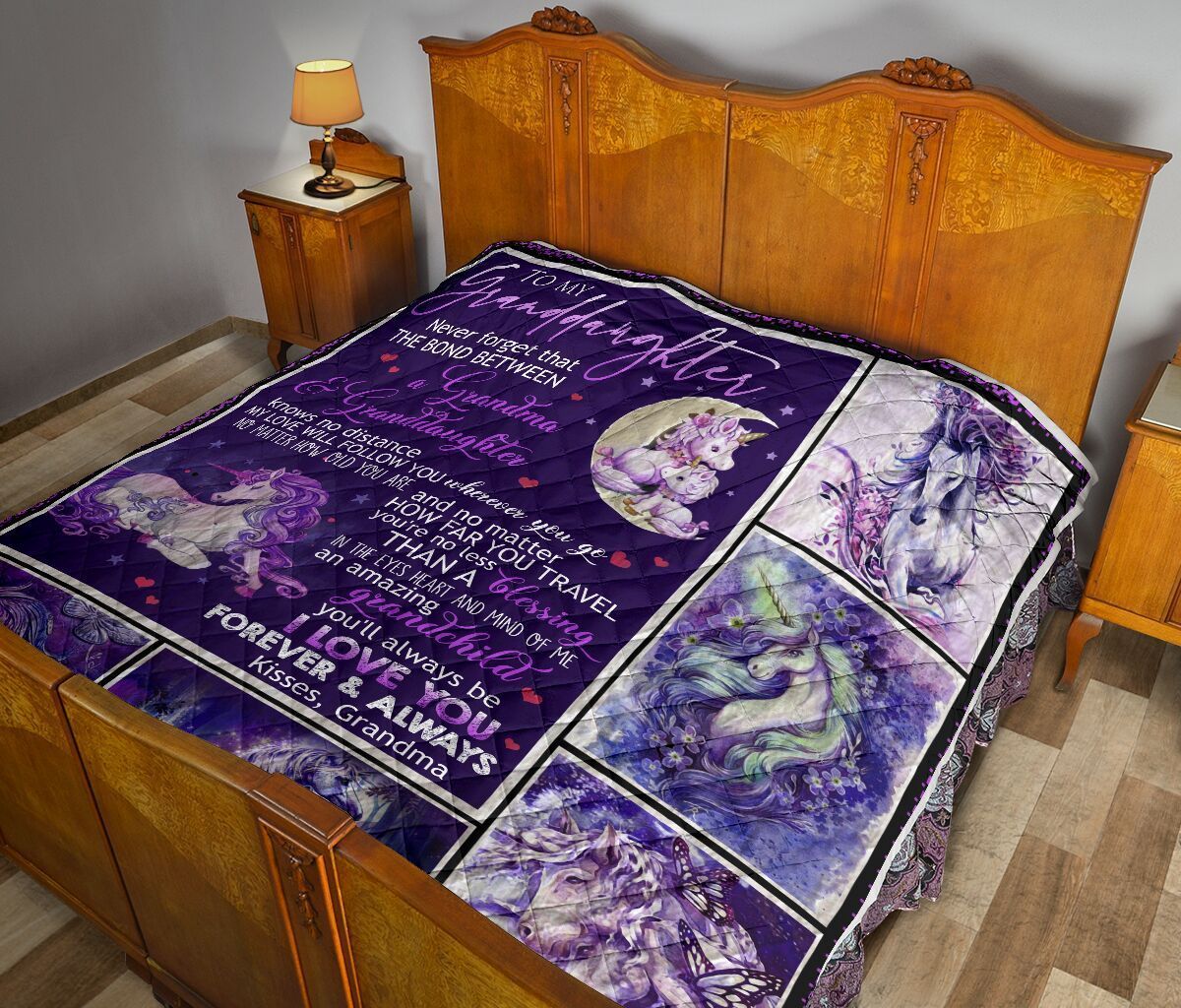 To Granddaughter GS-CL-DT2906 Quilt Blanket