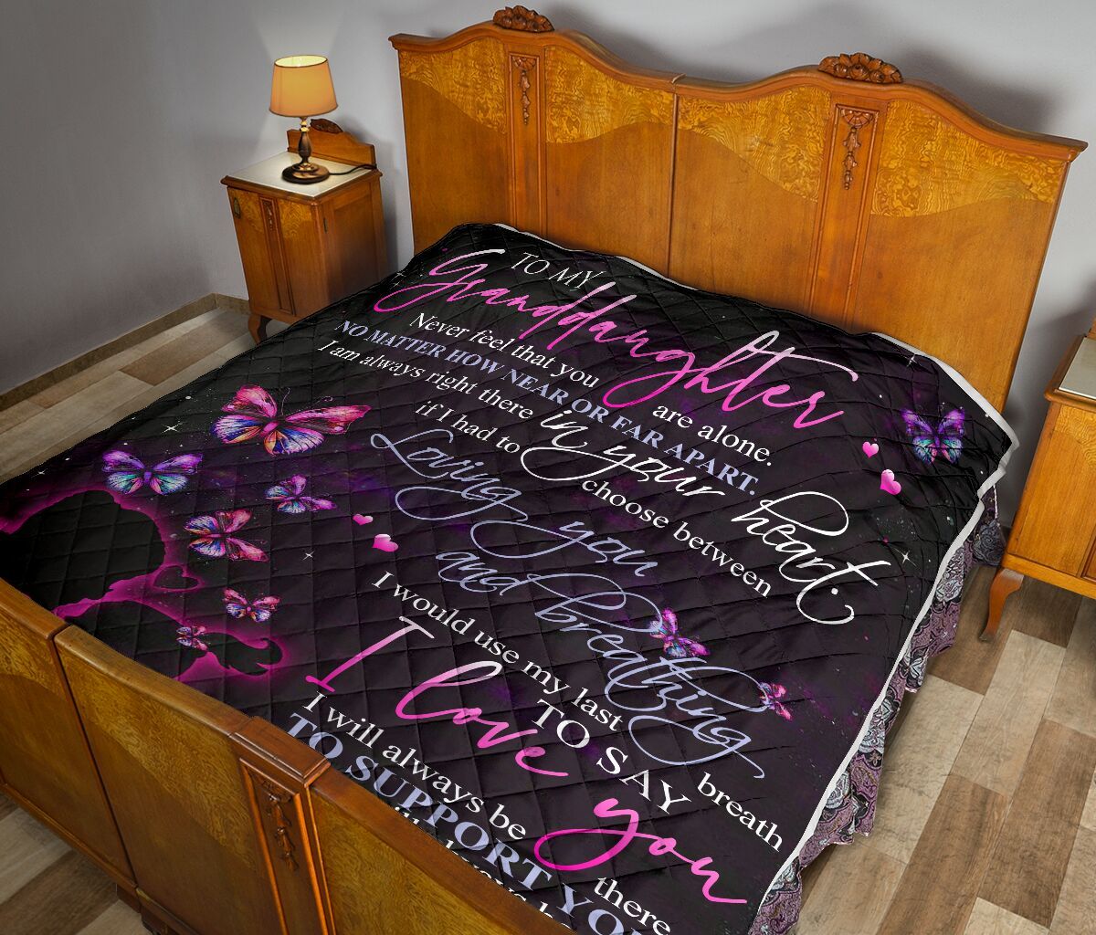 To Granddaughter Quilt Blanket DHC02011268DD