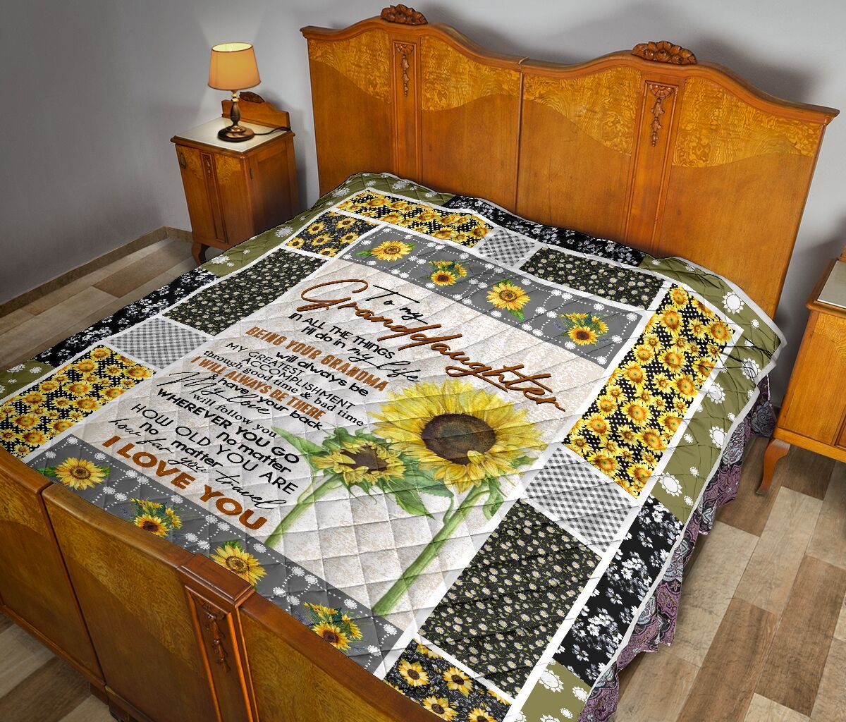 To Granddaughter Quilt Blanket DHC02011271DD