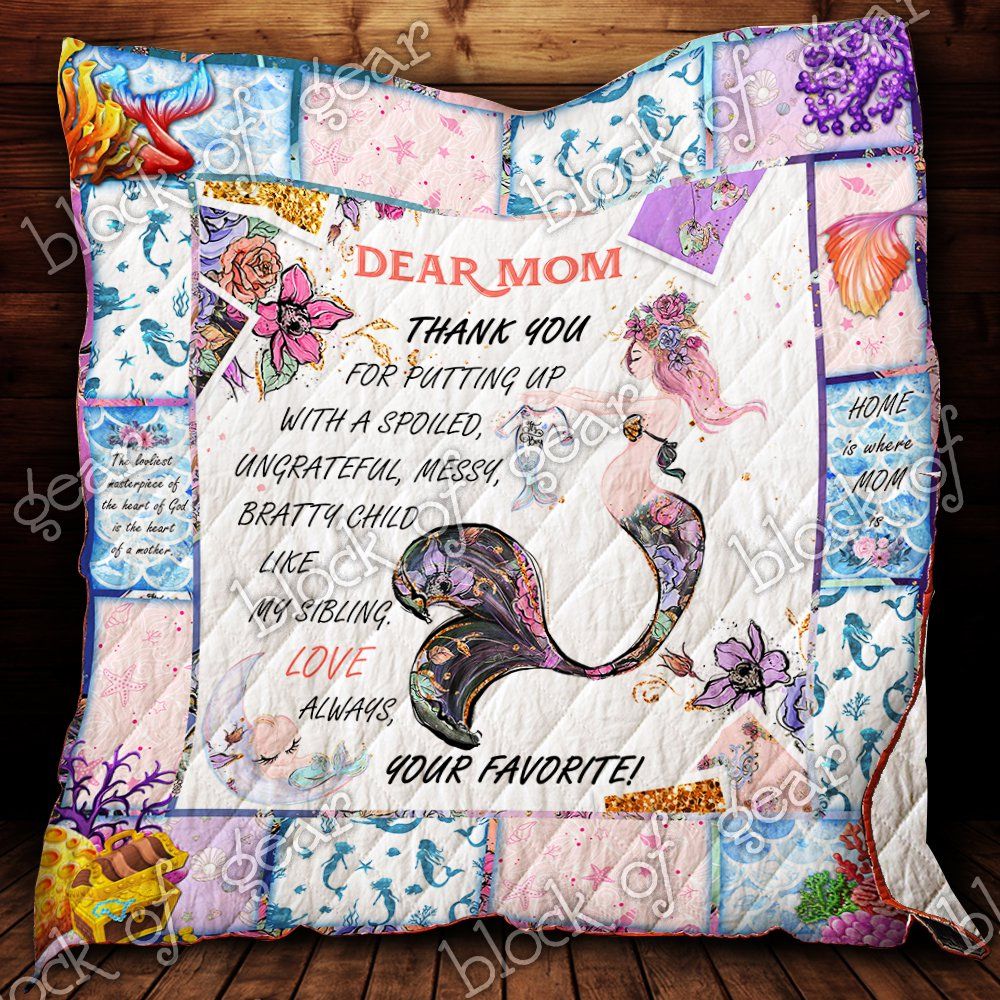 To Mermaid Mom From Your Favorite Quilt P267 Dhc11121563Dd