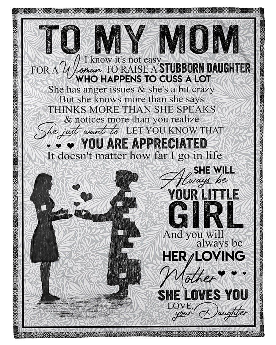 To Mummy Fleece Blanket I Know It’s Not Easy Fleece Blanket