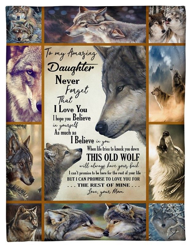 To My Amazing Daughter Sherpa Fleece Blanket