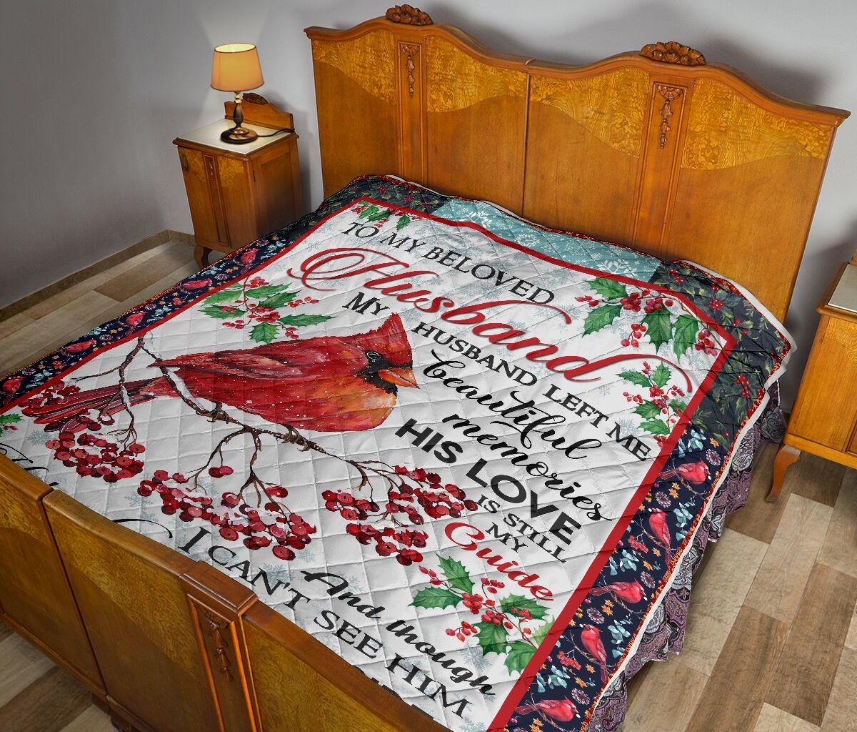 To My Beloved Husband Quilt Blanket DHC02011098DD