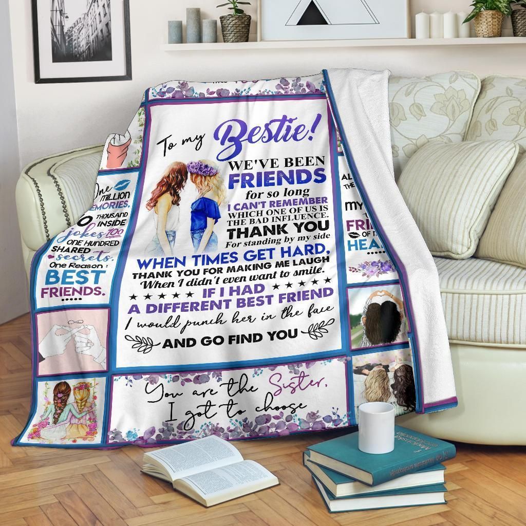 To My Bestie If I Had A Different Best Friend Sherpa Fleece Blanket