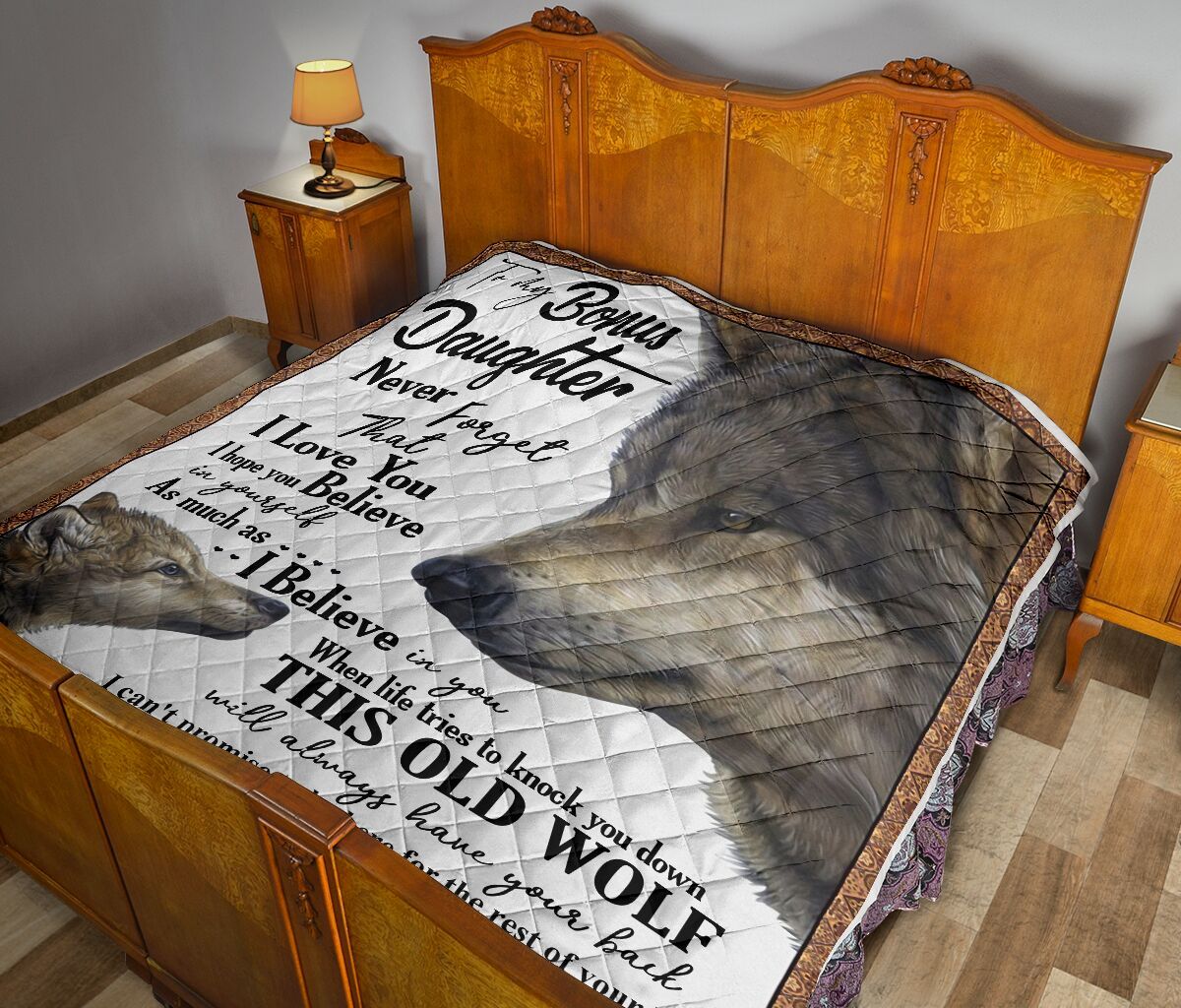 To My Bonus Daughter Quilt Blanket DHC02011381DD