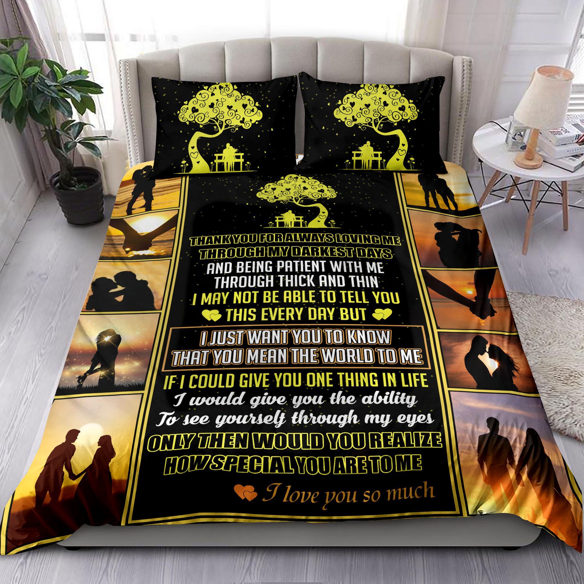 To My Boyfriend Bedding Set