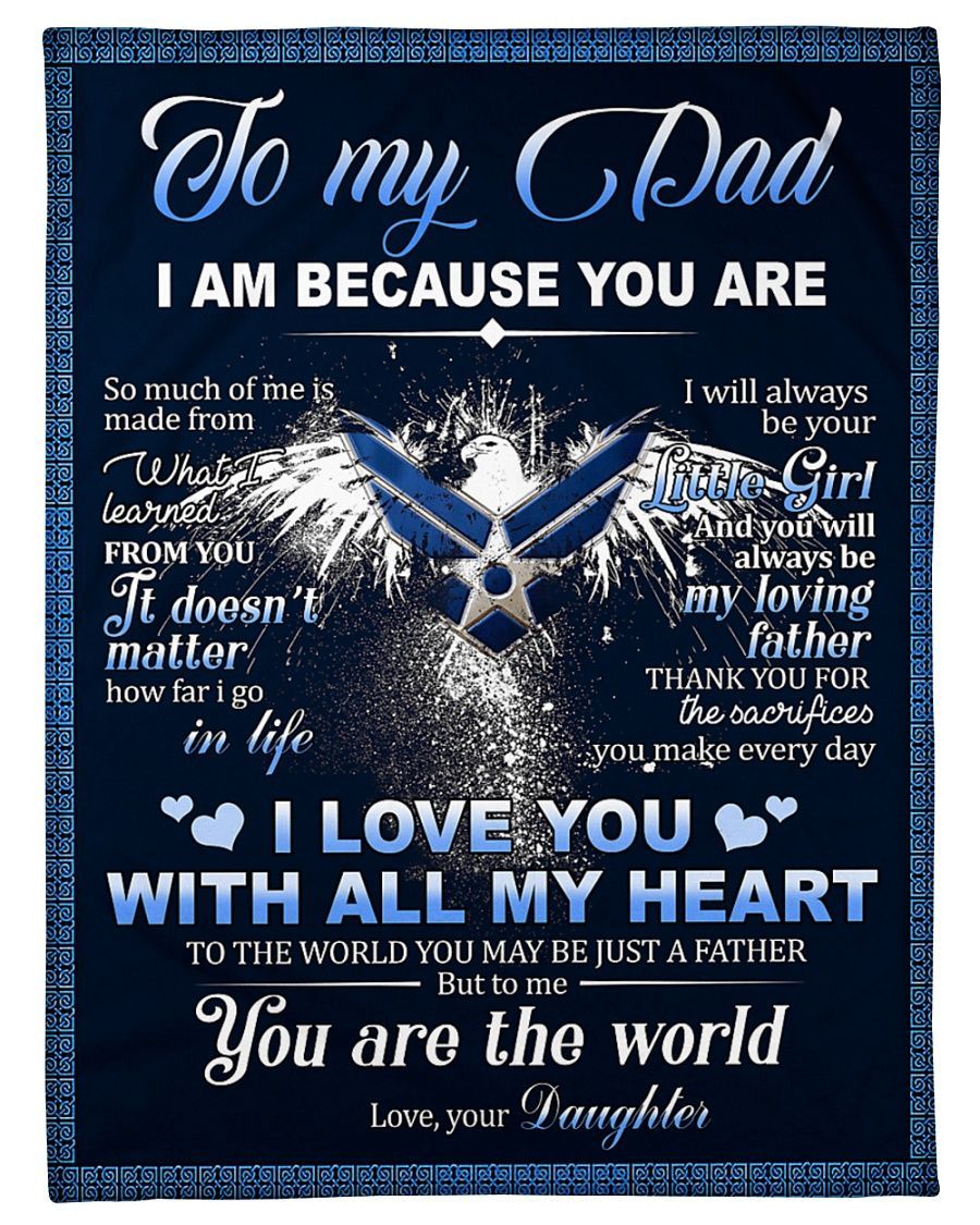 To my Dad Fleece Blanket