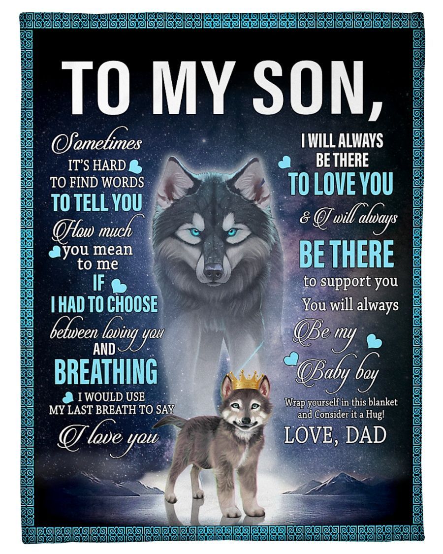 To my Dad Fleece Blanket