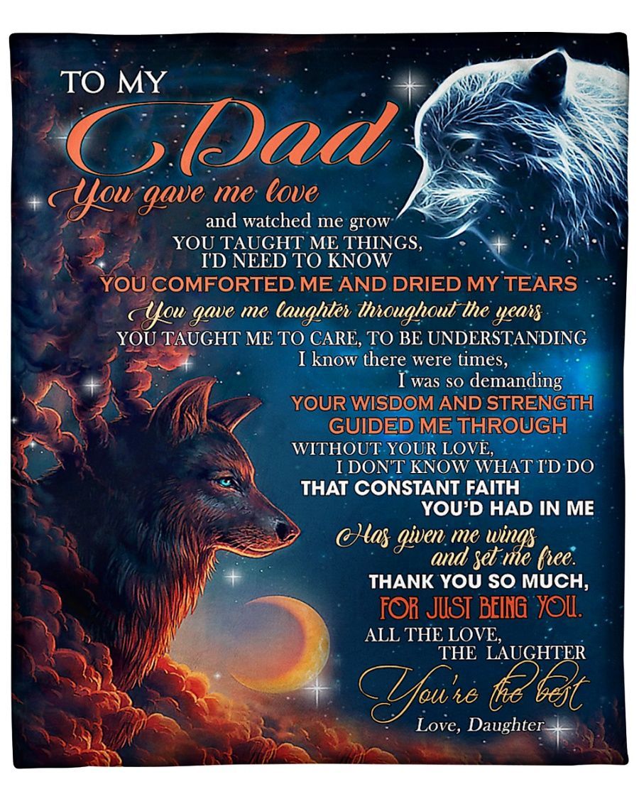To my Dad Fleece Blanket