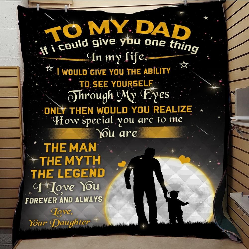 To My Dad MMC1411808 Quilt Blanket
