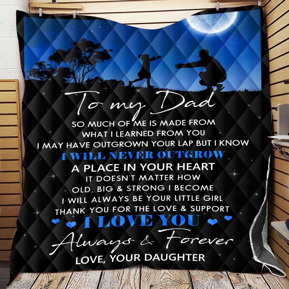 To My Dad MMC1411809 Quilt Blanket