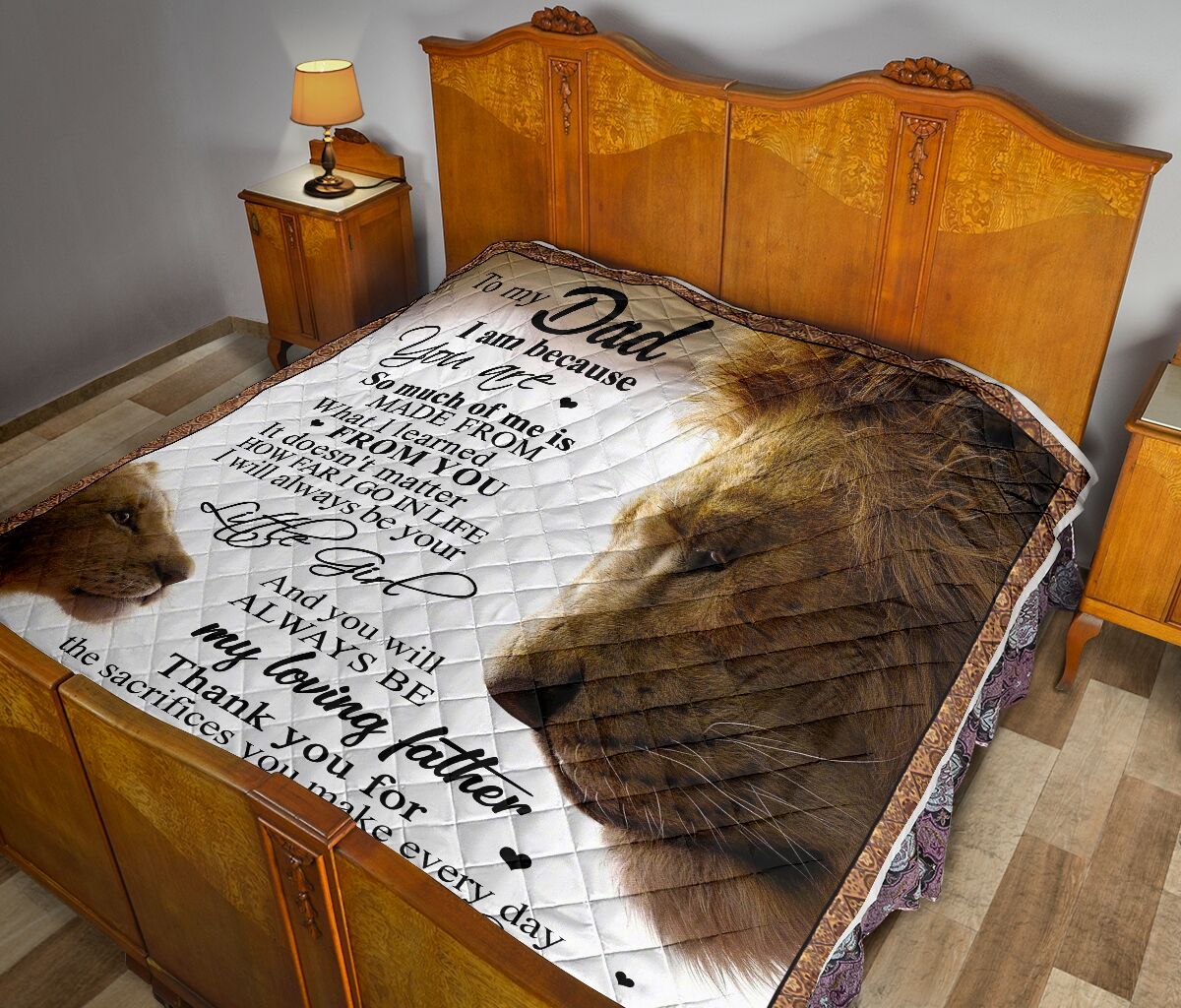 To My Dad Quilt Blanket DHC02011440DD