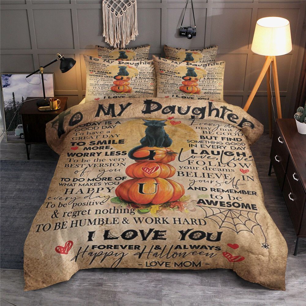 To My Daughter Bedding Set
