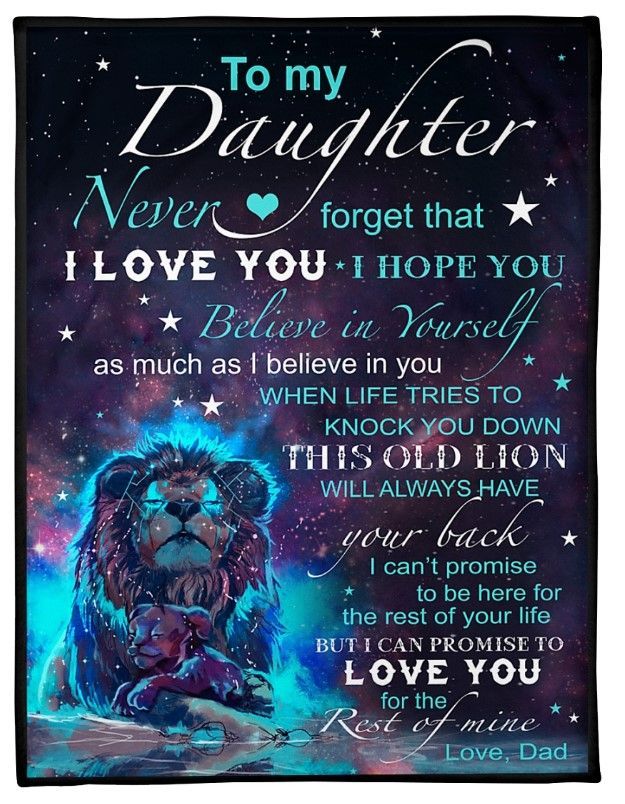 To My Daughter Sherpa Fleece Blanket