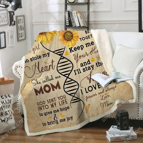 To My Daughter Sherpa Fleece Blanket