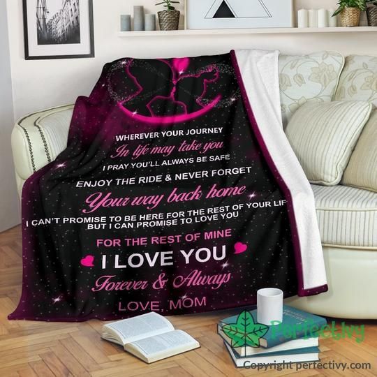 To My Daughter Sherpa Fleece Blanket
