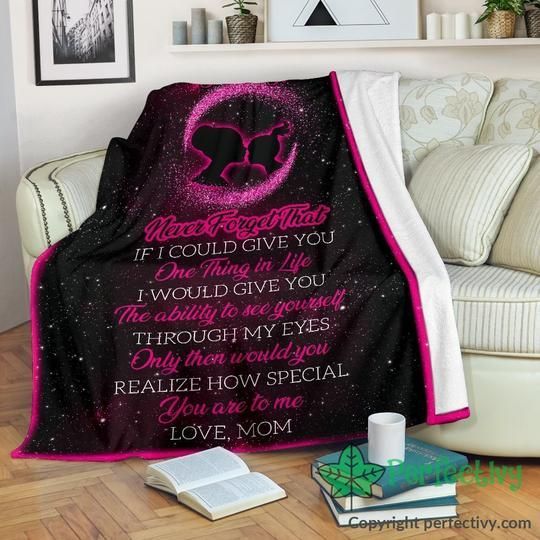 To My Daughter Sherpa Fleece Blanket