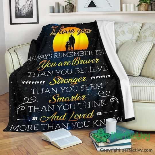 To My Daughter Sherpa Fleece Blanket