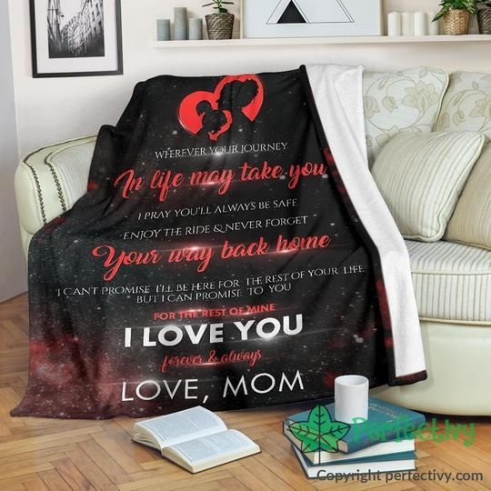 To My Daughter Sherpa Fleece Blanket