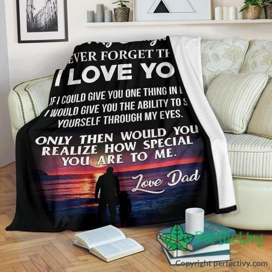 To My Daughter Sherpa Fleece Blanket