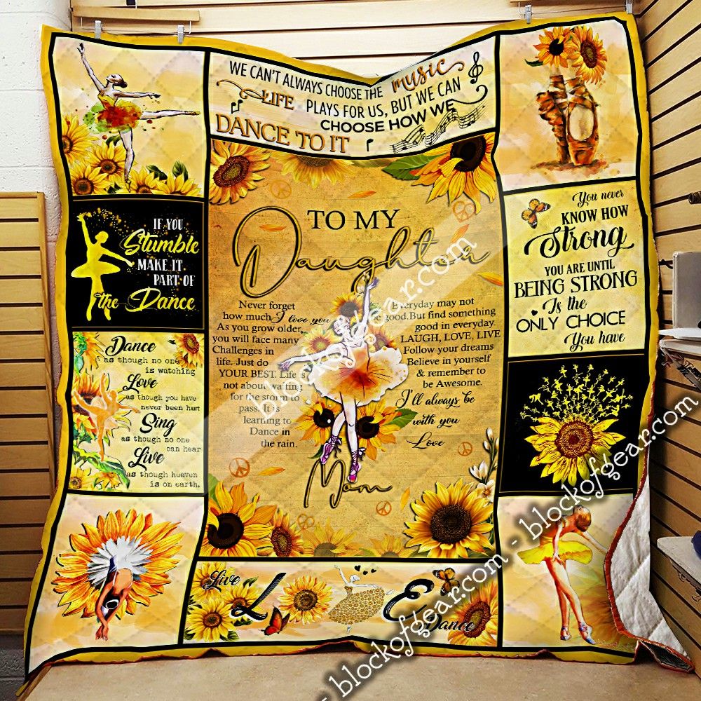 To My Daughter DD2209093CL Quilt Blanket