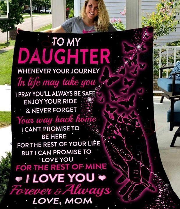 To My Daughter DT2109679CL Quilt Blanket