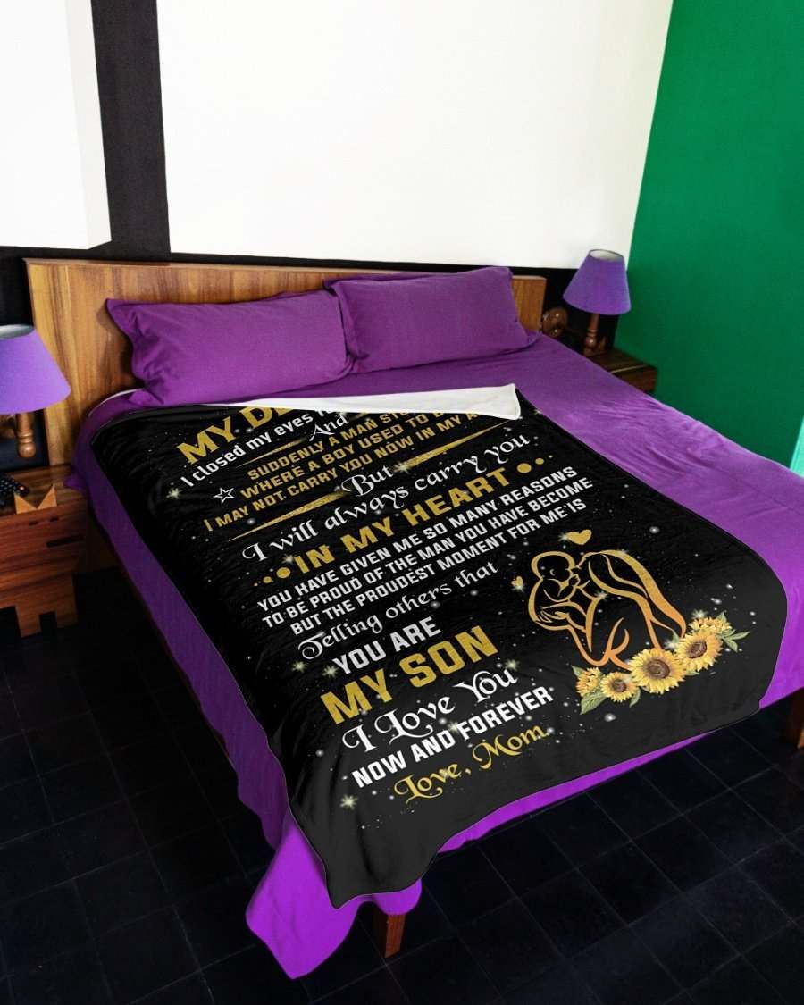 To My Daughter Fleece Blanket