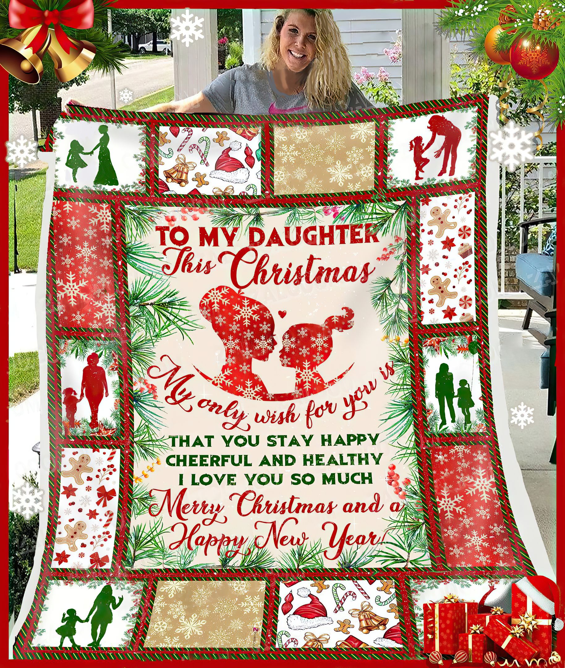 To My Daughter From Mom DPC161101 Quilt Blanket