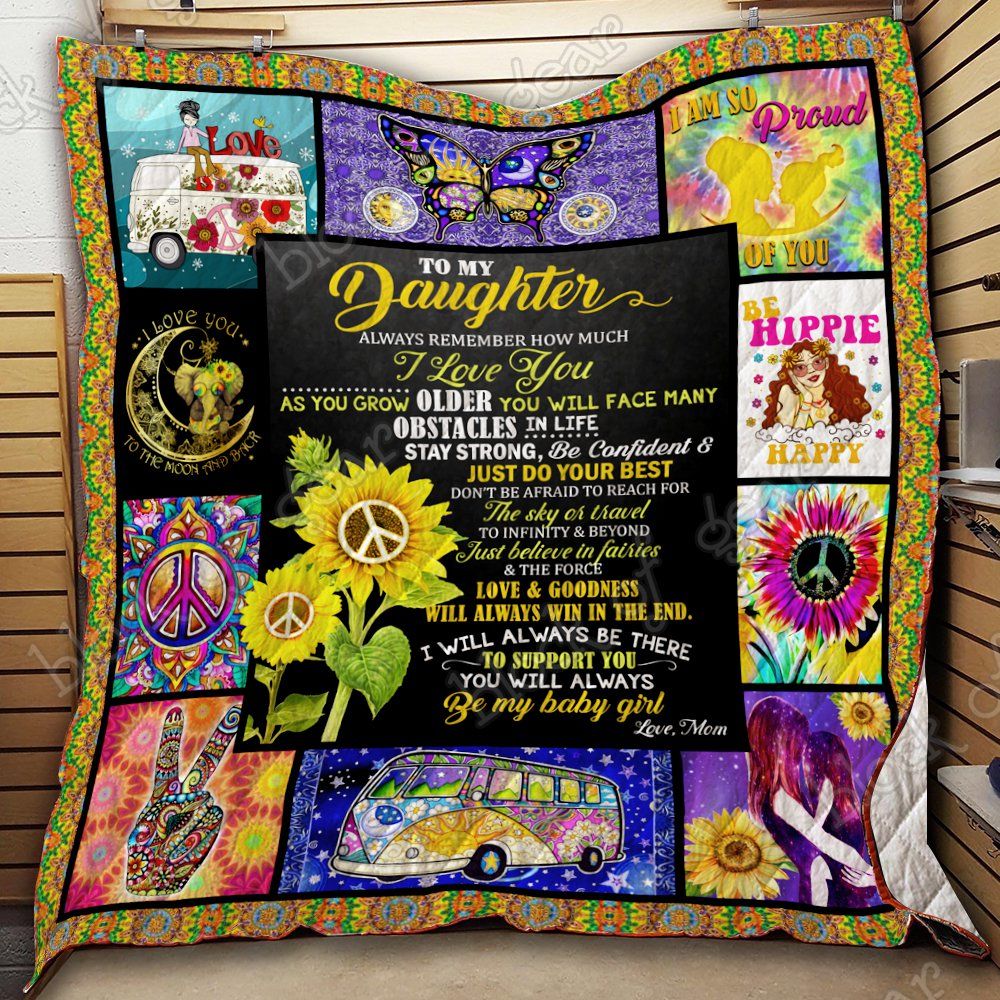 To My Daughter Hippie Quilt Thb1091 Dhc11122537Dd