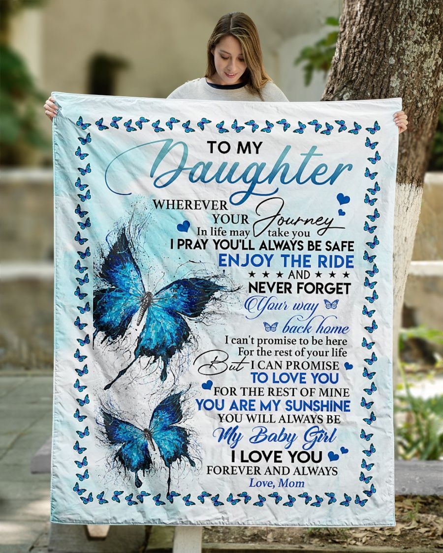 To My Daughter I Love You GS-CL-LD1905 Quilt Blanket