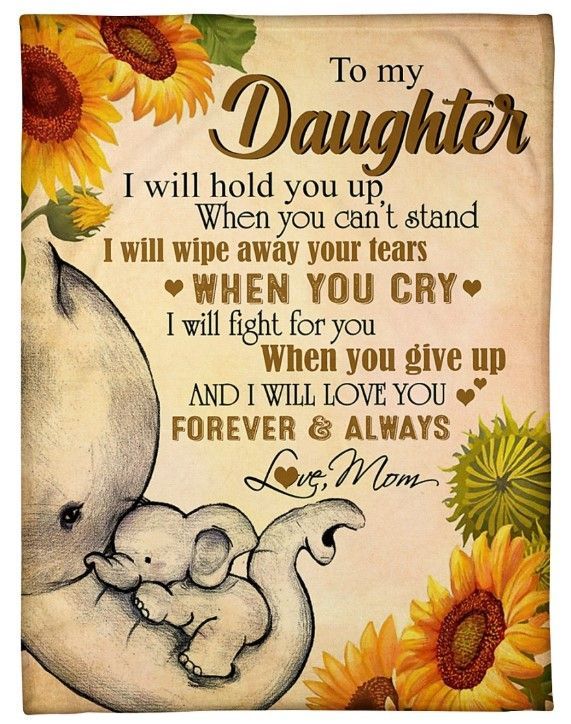 To My Daughter Ill Love You Forever And Always Sherpa Fleece Blanket