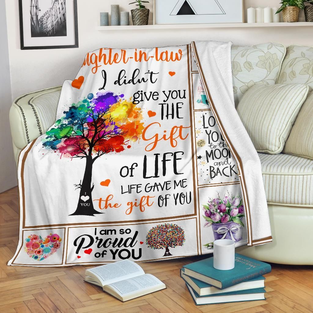 To My Daughter In Law Sherpa Fleece Blanket