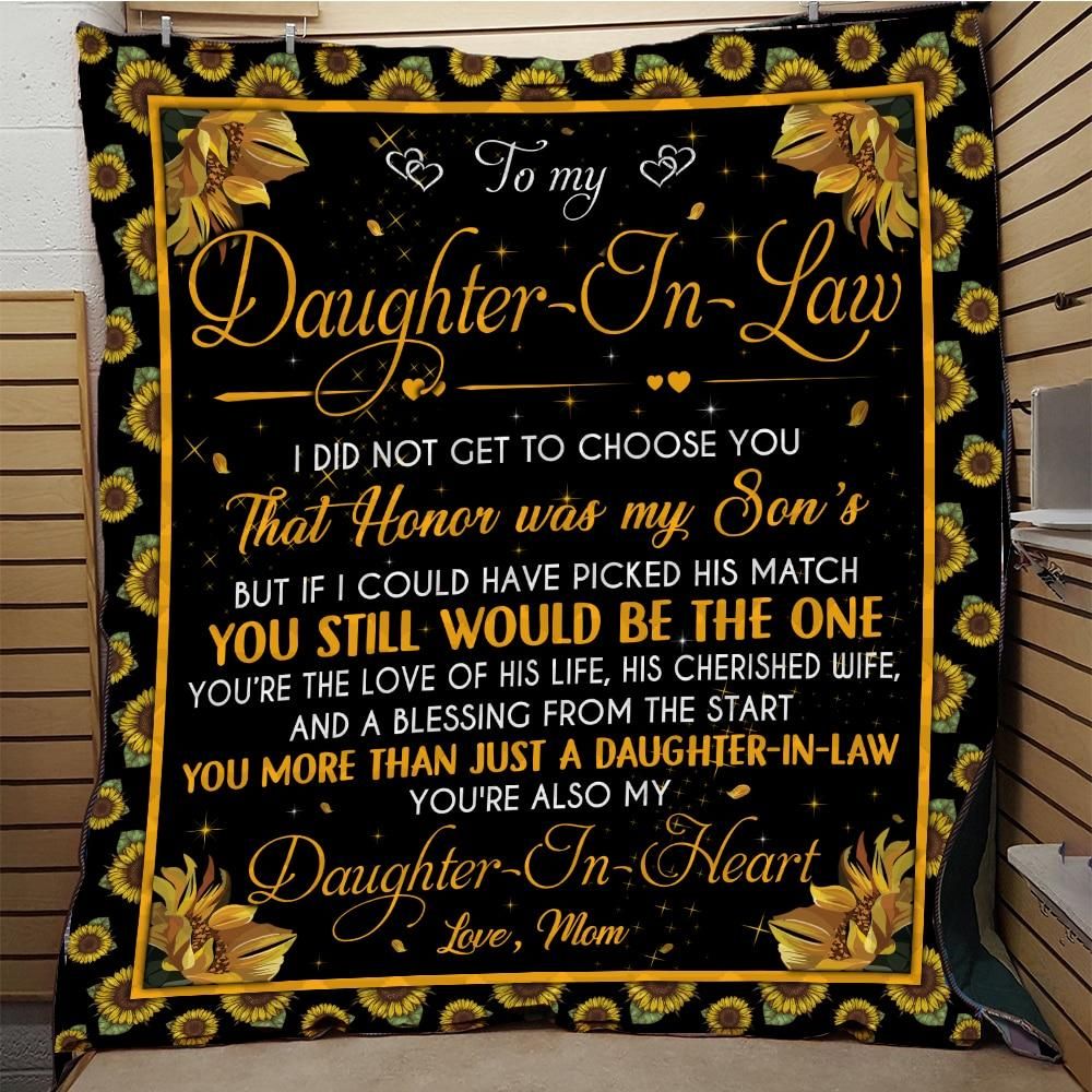 To My Daughter In Law MMC1411825 Quilt Blanket