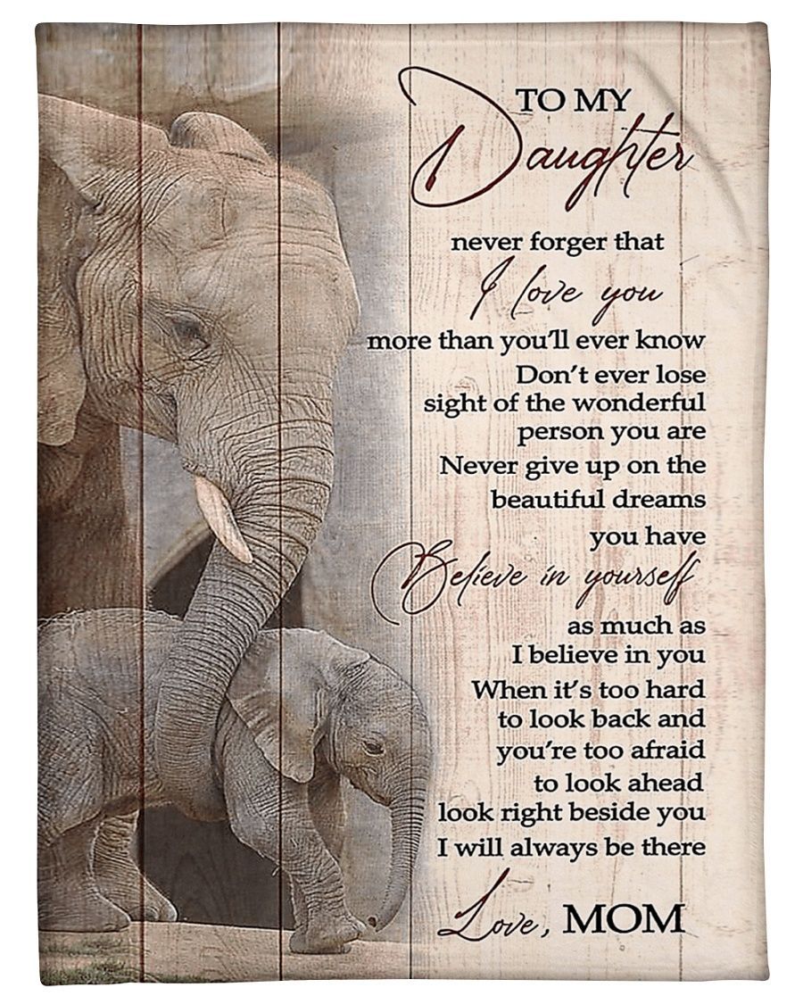 To my Daughter Fleece Blanket