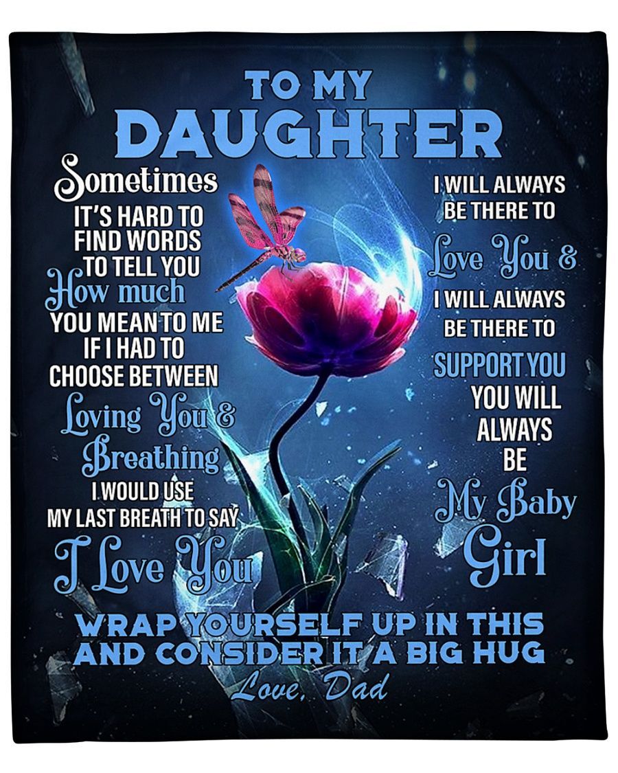 To my Daughter Fleece Blanket