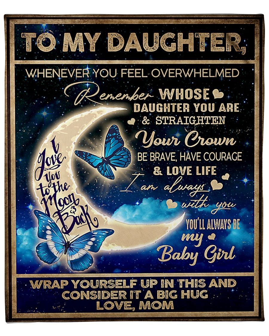 To my Daughter Fleece Blanket
