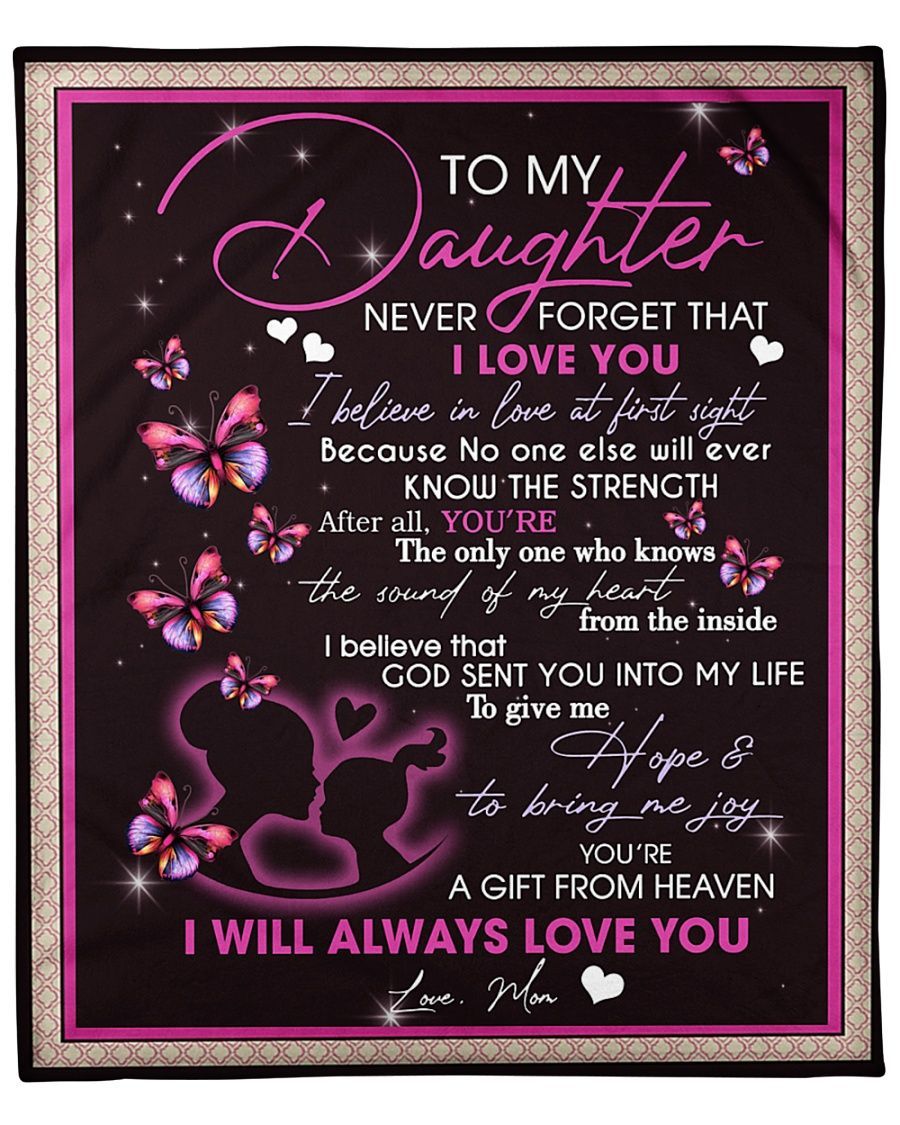 To my Daughter Fleece Blanket
