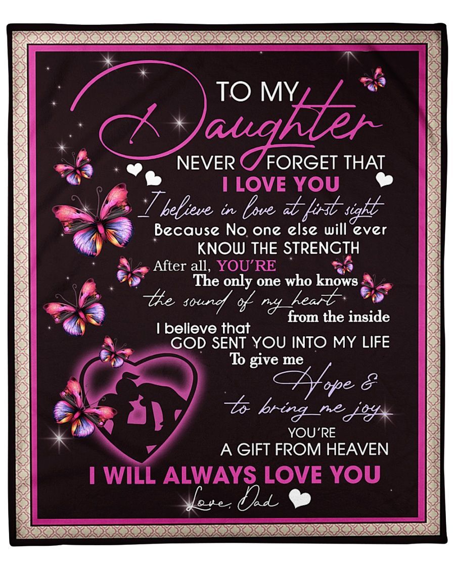 To my Daughter Fleece Blanket