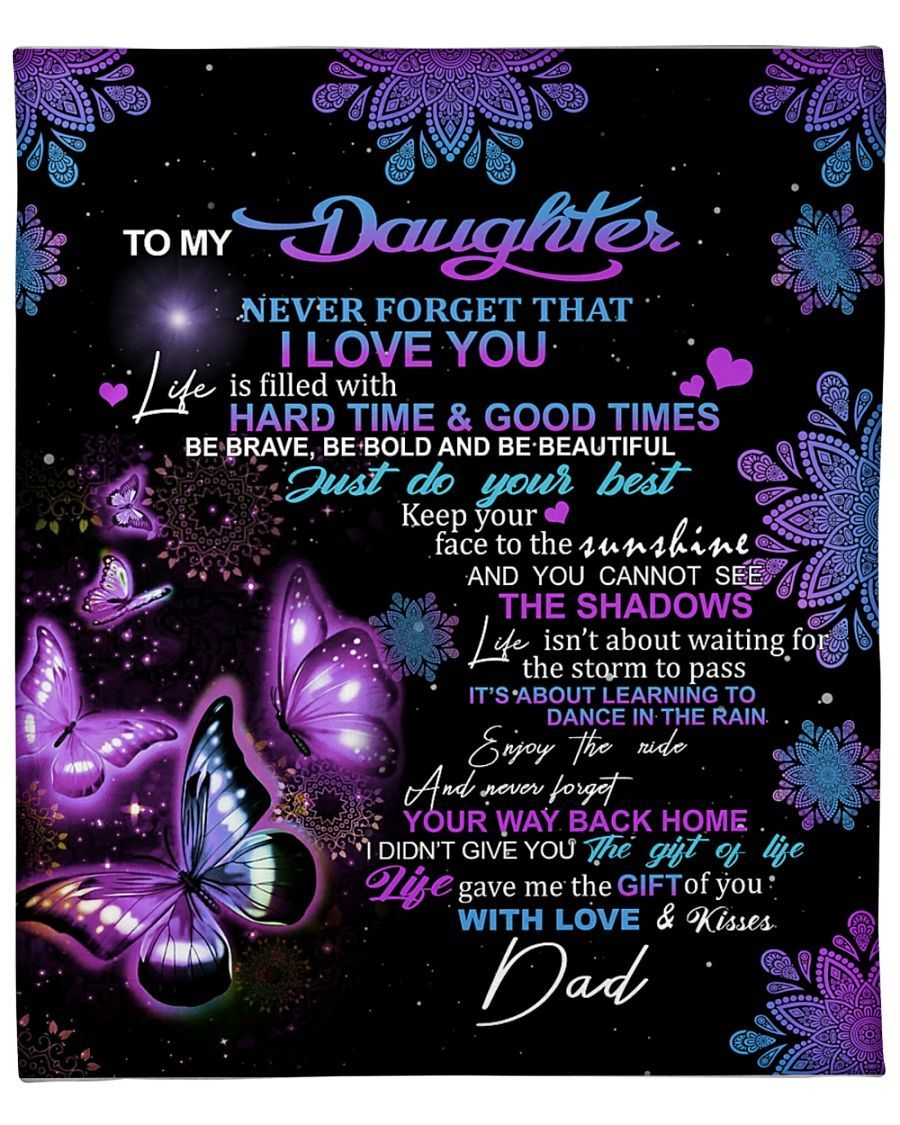 To my Daughter Fleece Blanket