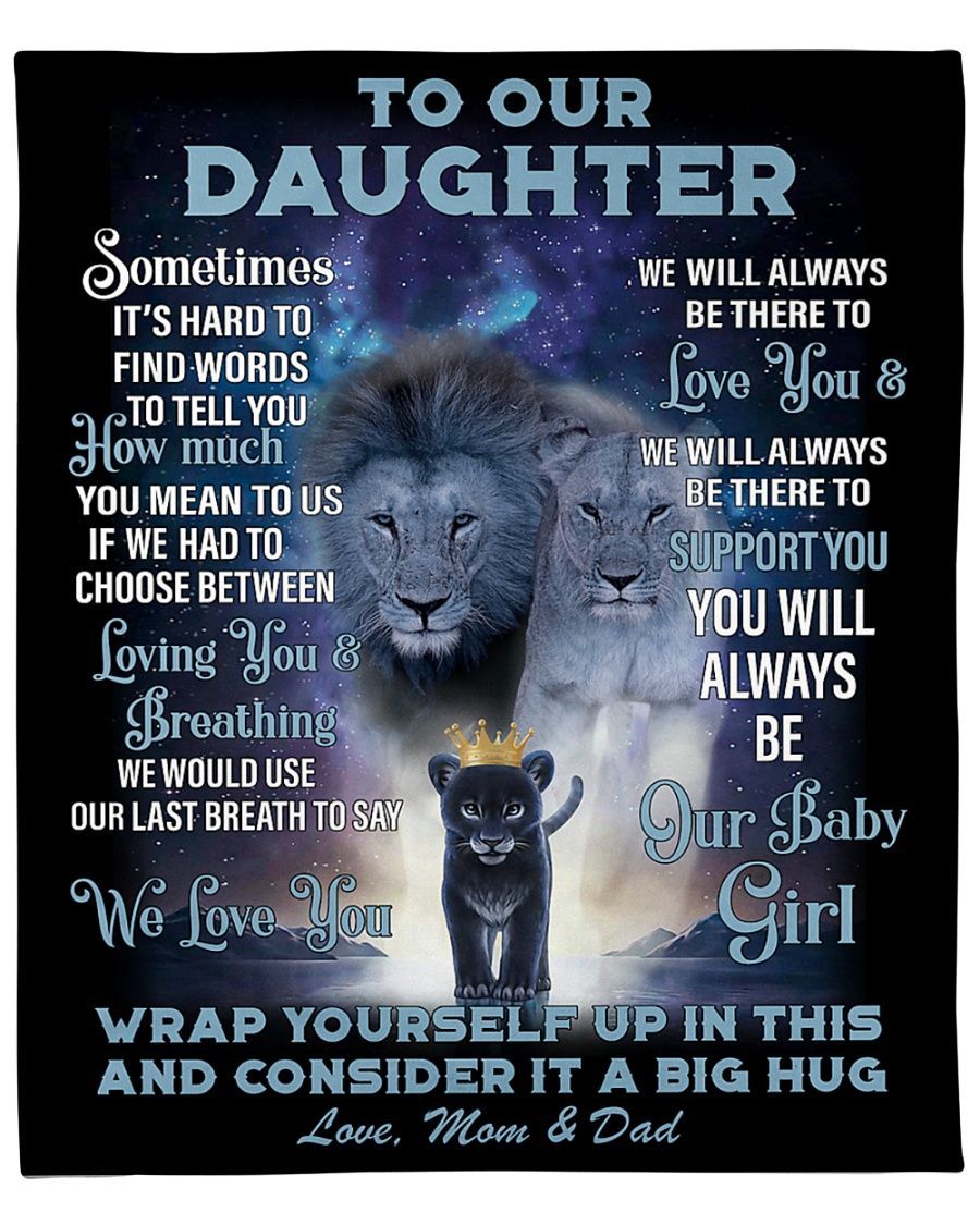 To my Daughter Fleece Blanket