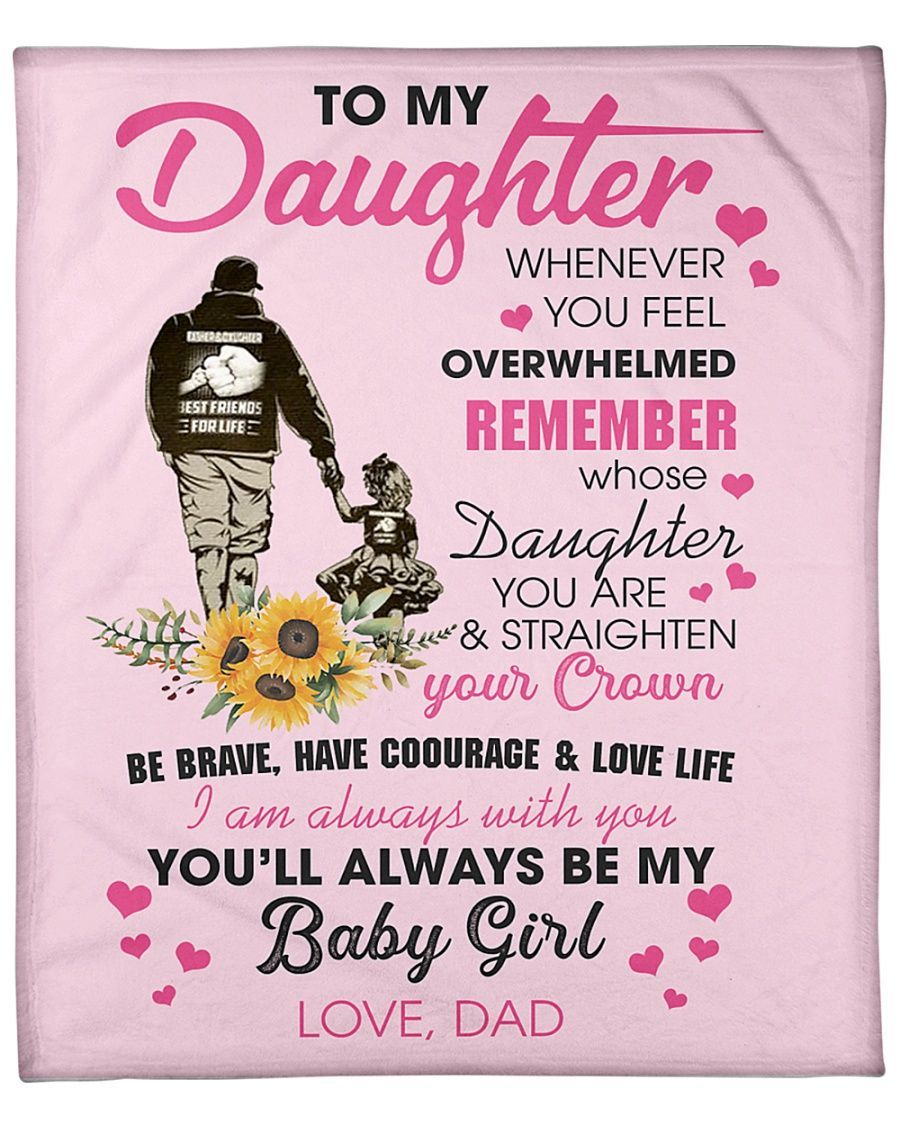 To my Daughter Fleece Blanket