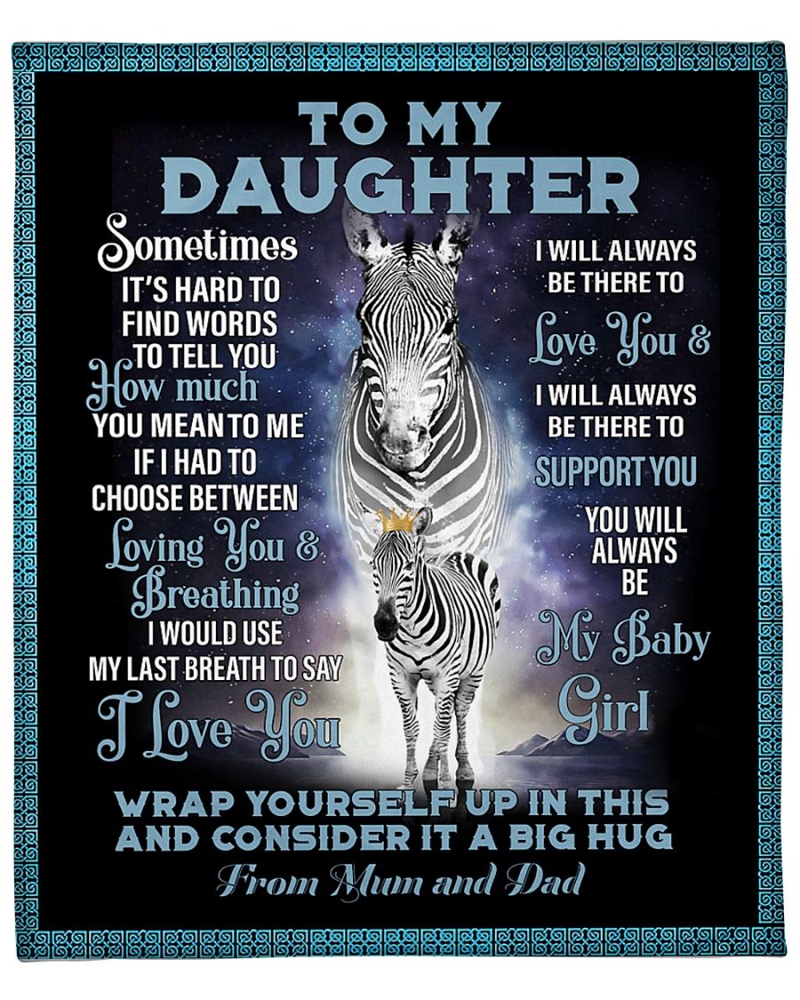 To my Daughter Fleece Blanket