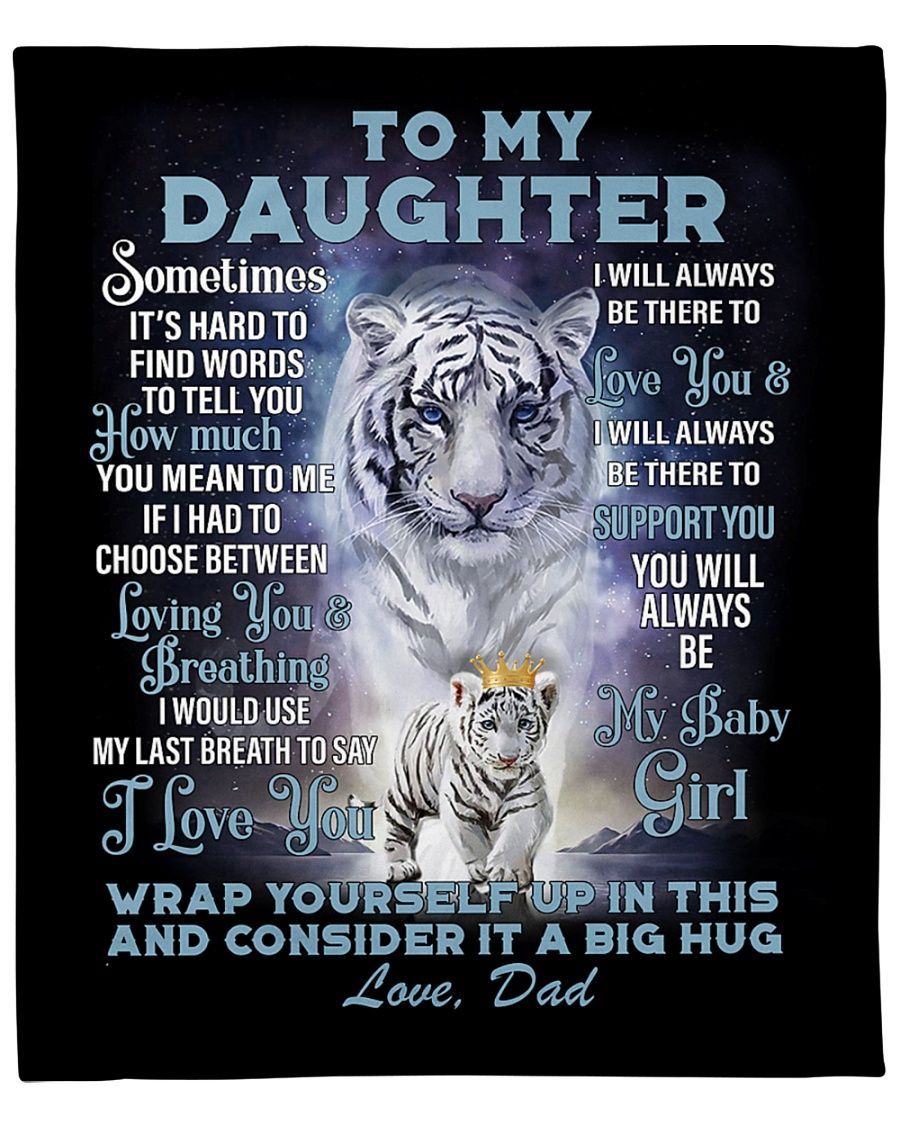To my Daughter Fleece Blanket