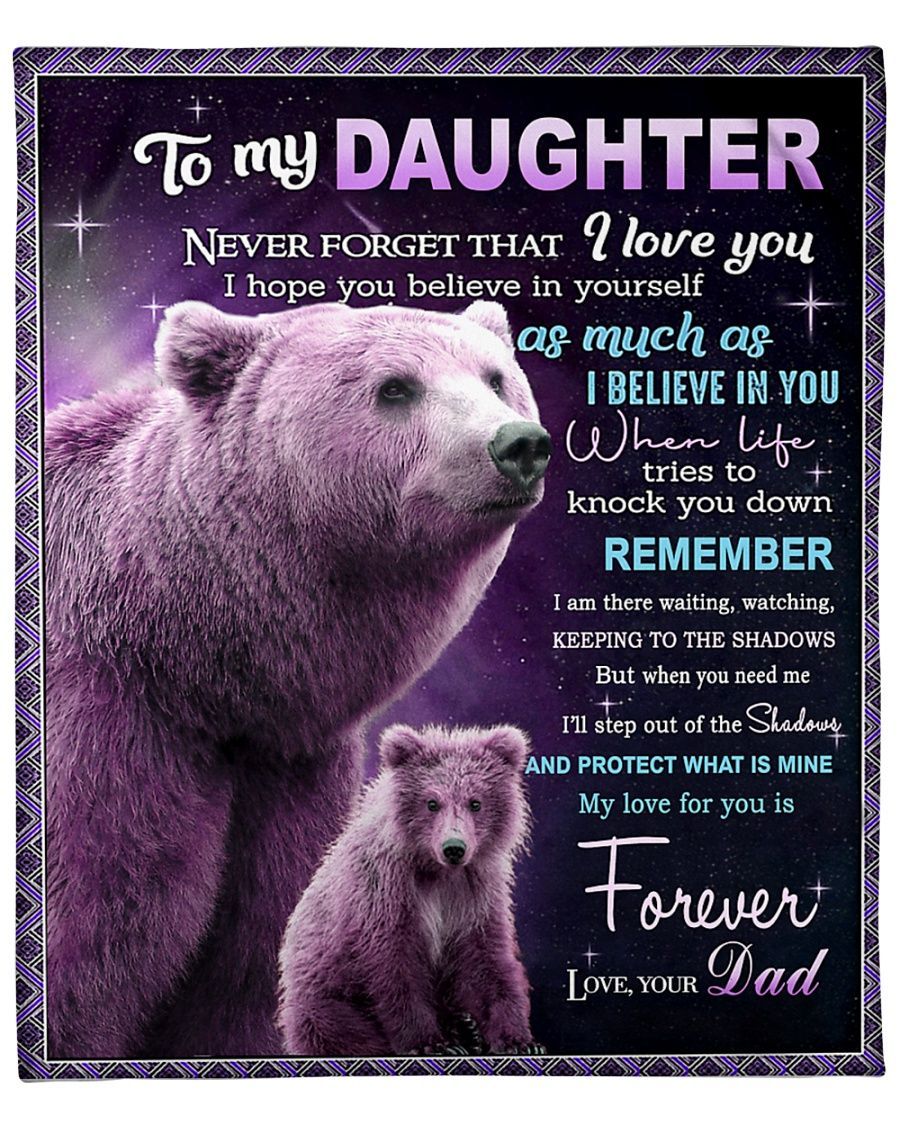 To my Daughter Fleece Blanket
