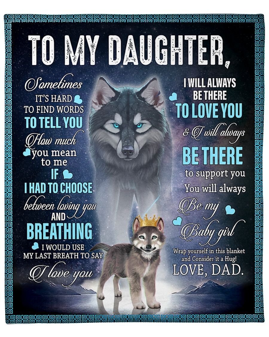 To my Daughter Fleece Blanket