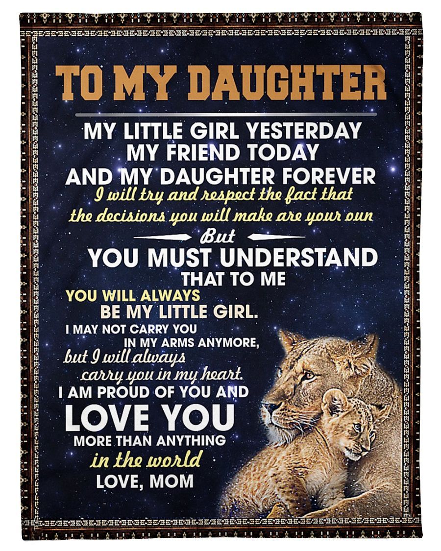 To my Daughter Fleece Blanket