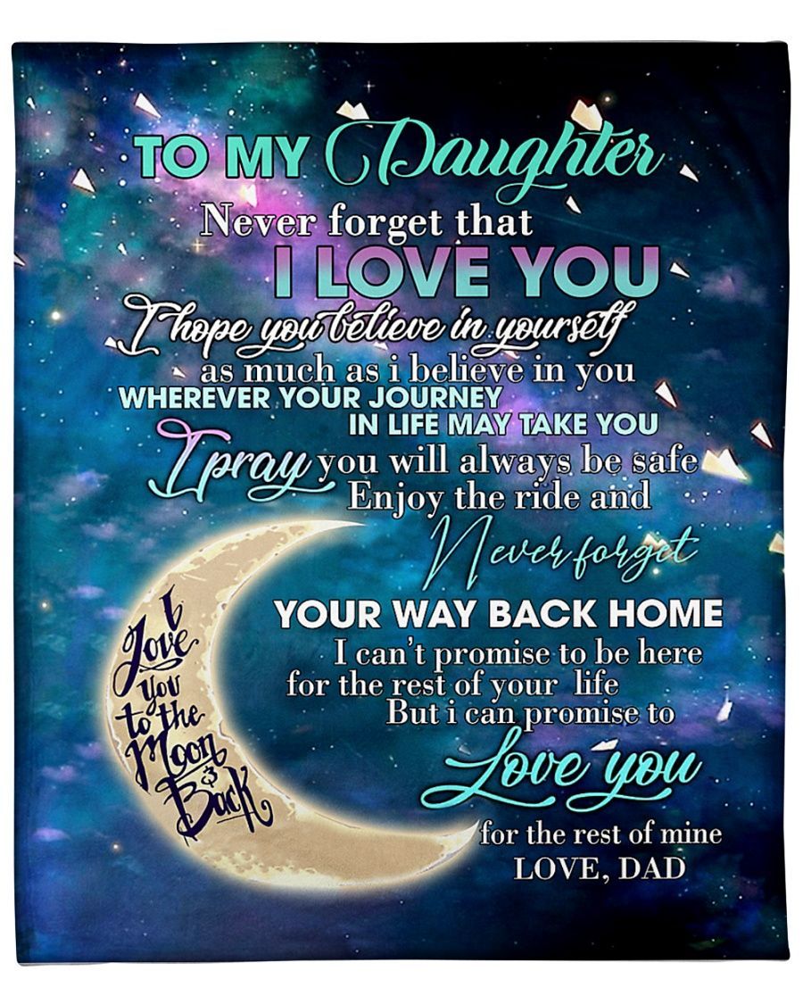 To my Daughter Fleece Blanket