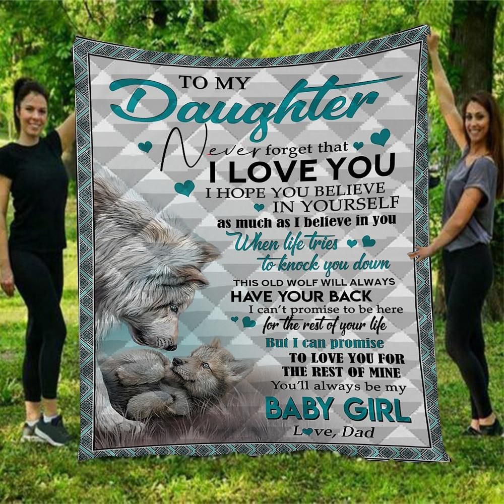 To My Daughter MMC1411812 Quilt Blanket